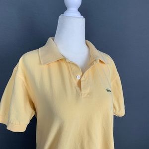 Yellow Lacoste Polo